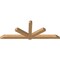 Ekena Millwork Kennewick Timber Gable Bracket, Western Red Cedar, 108"W x 40"H x 5 1/2"D x 5 1/2"F, 9/12 Pitch GBW108X40X0606KEN00SWR - alternate 4